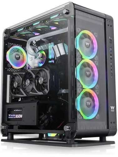 Корпус ATX Thermaltake Core P6 TG, Midi-Tower, без БП,  черный [ca-1v2-00m1wn-00]